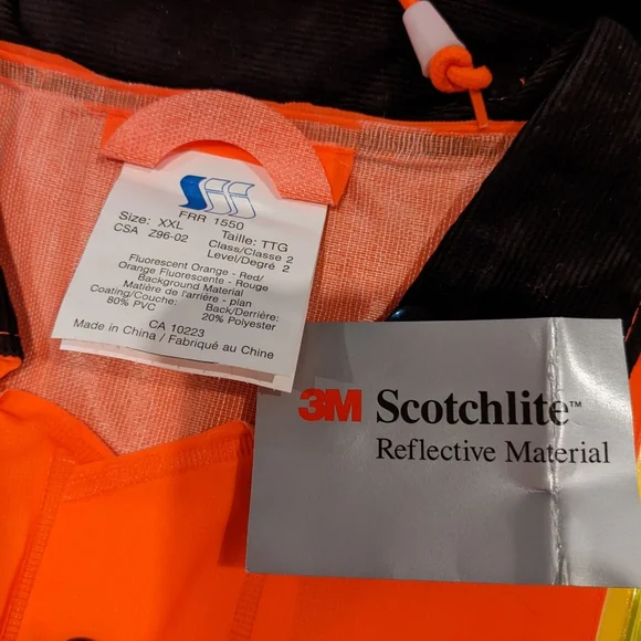 High-Visibility 3M Scotchlite Reflective Coat - Picture 4 of 7